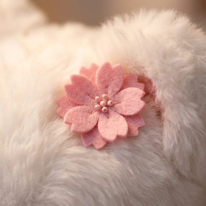 Felt sakura pins