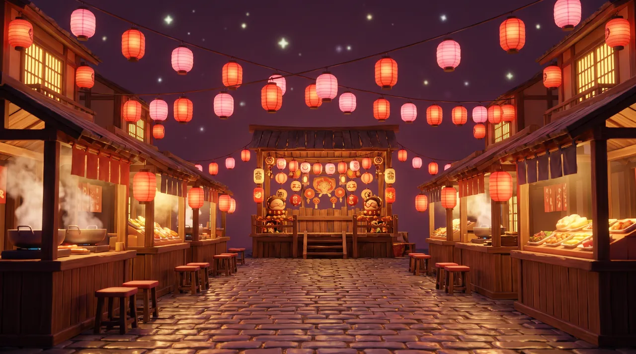 Summer Matsuri: Festival nights bring festival friends.